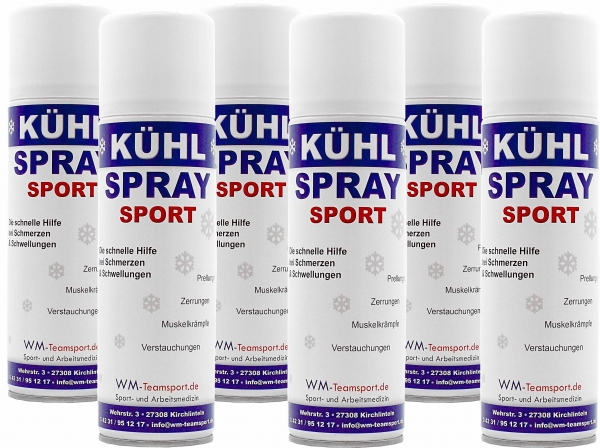 Sport-Kühlspray-Kältespray 300ml - 6er Sparpack